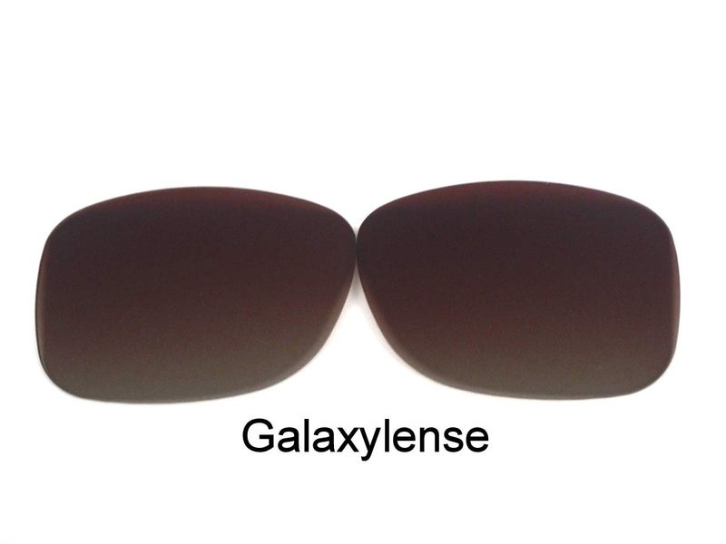 GALAXYLENSE عدسات بديلة من جالاكسي لنظارات أوكلي هولبروك ملونة بني قطبية 100% UVAB - Image 2